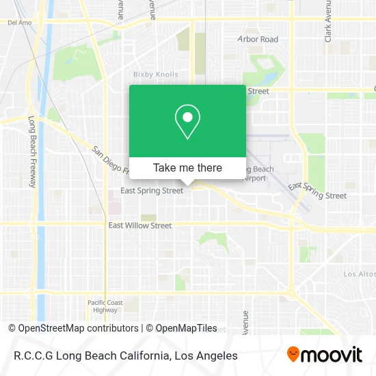 R.C.C.G  Long Beach California map