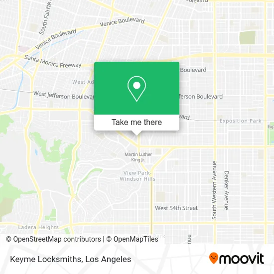 Keyme Locksmiths map