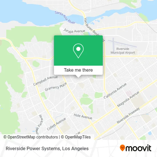 Riverside Power Systems map