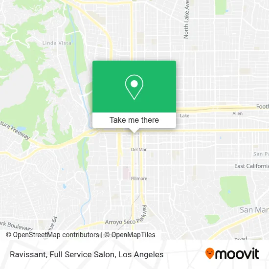 Ravissant, Full Service Salon map
