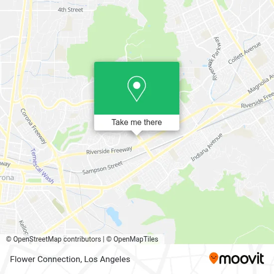 Flower Connection map