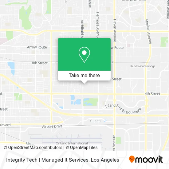 Integrity Tech | Managed It Services map