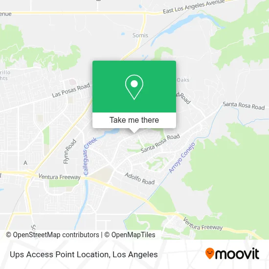 Ups Access Point Location map