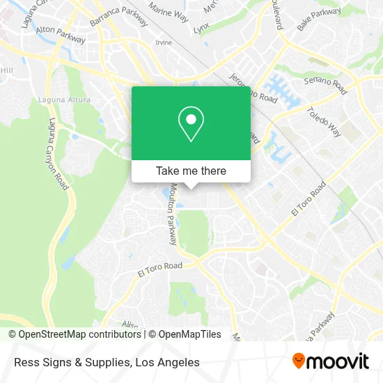 Ress Signs & Supplies map