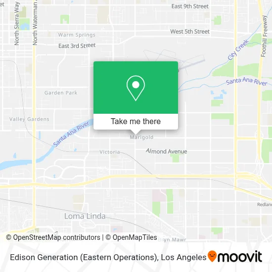 Edison Generation (Eastern Operations) map