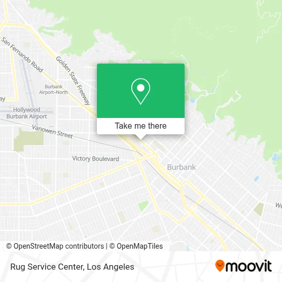 Rug Service Center map