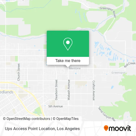 Ups Access Point Location map