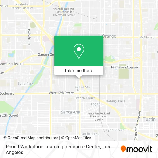 Rsccd Workplace Learning Resource Center map