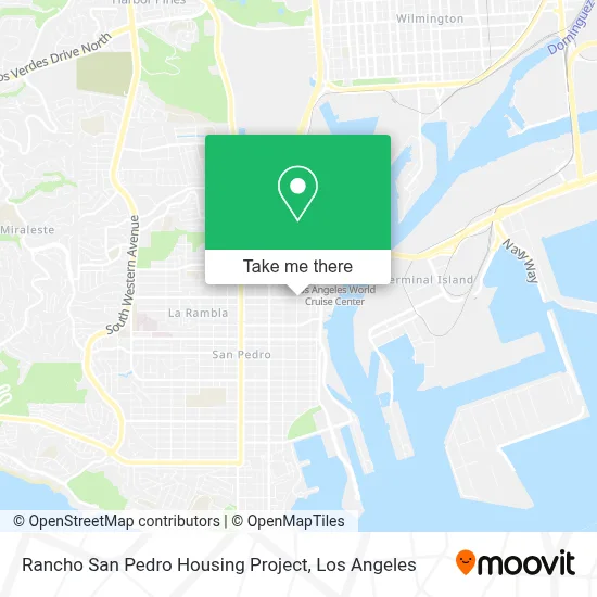 Rancho San Pedro Housing Project map
