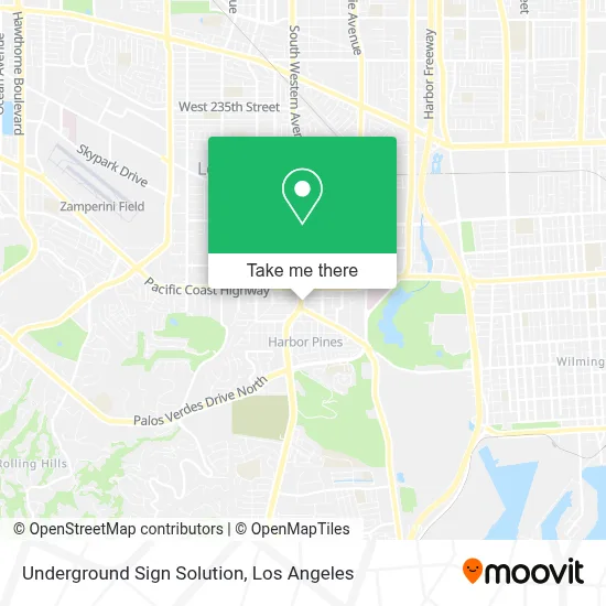 Underground Sign Solution map