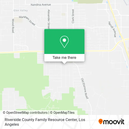 Riverside County Family Resource Center map