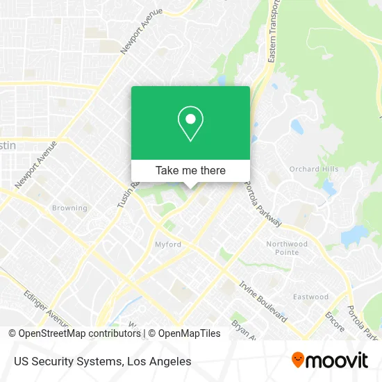 US Security Systems map