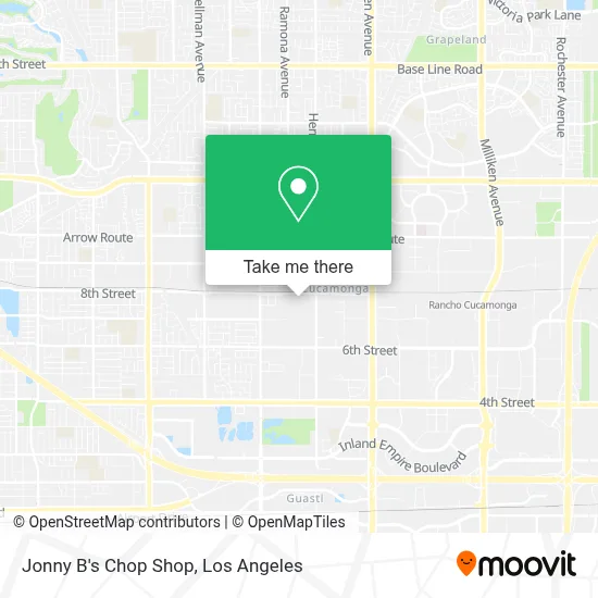 Jonny B's Chop Shop map