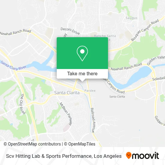 Scv Hitting Lab & Sports Performance map
