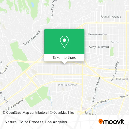 Natural Color Process map