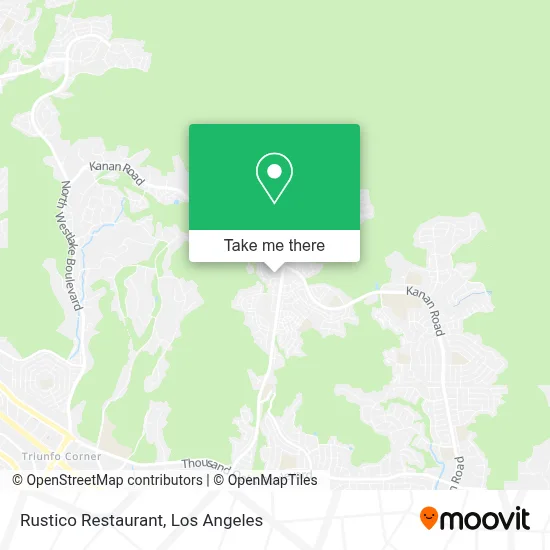 Rustico Restaurant map