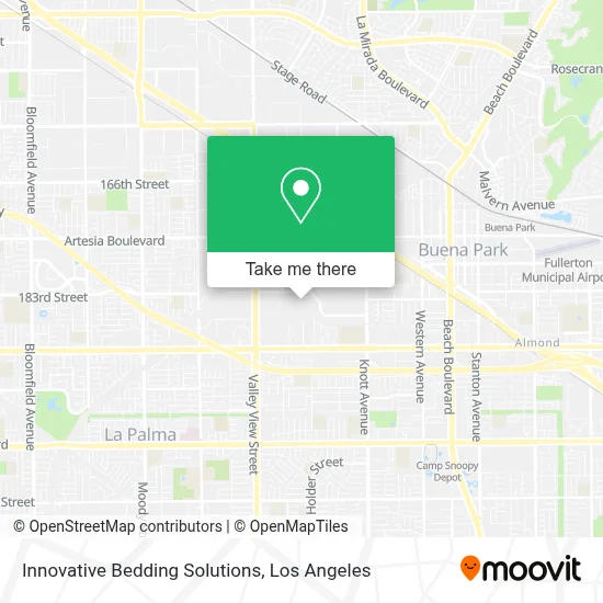 Innovative Bedding Solutions map