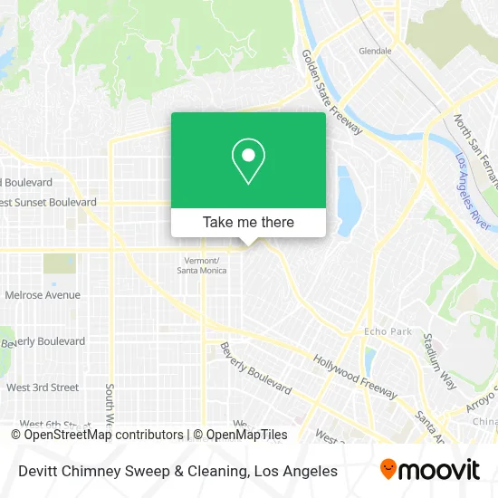Devitt Chimney Sweep & Cleaning map