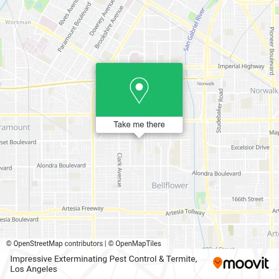 Impressive Exterminating Pest Control & Termite map
