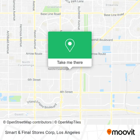 Smart & Final Stores Corp map