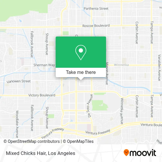 Mixed Chicks Hair map