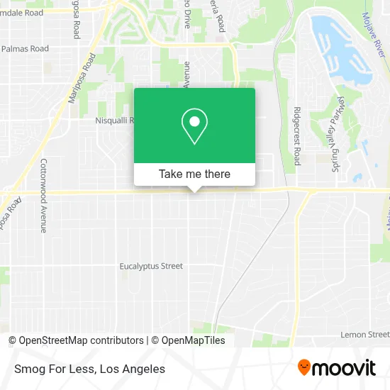 Smog For Less map
