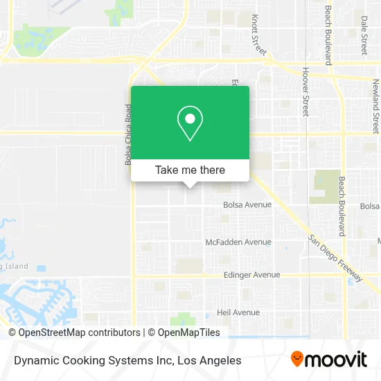 Dynamic Cooking Systems Inc map