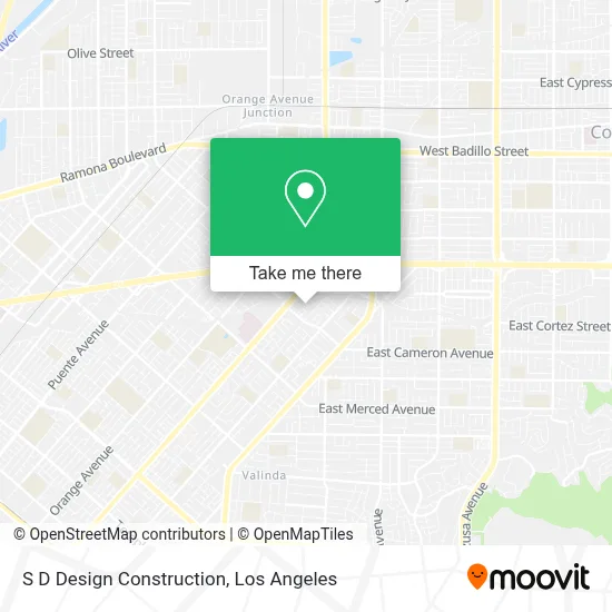 S D Design Construction map