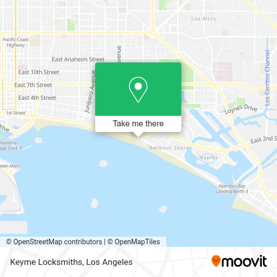 Keyme Locksmiths map