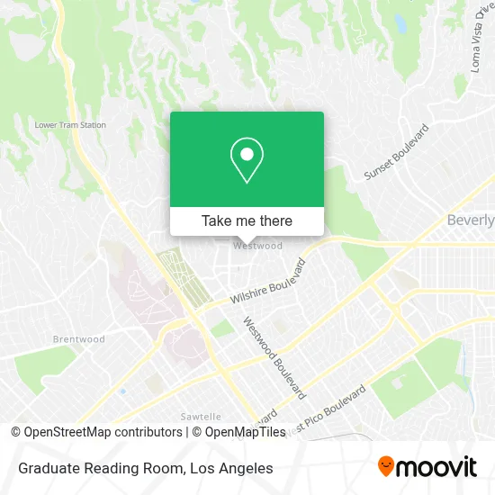 Graduate Reading Room map
