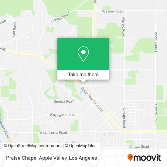 Praise Chapel Apple Valley map