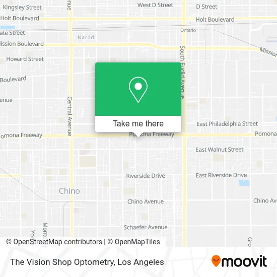 The Vision Shop Optometry map