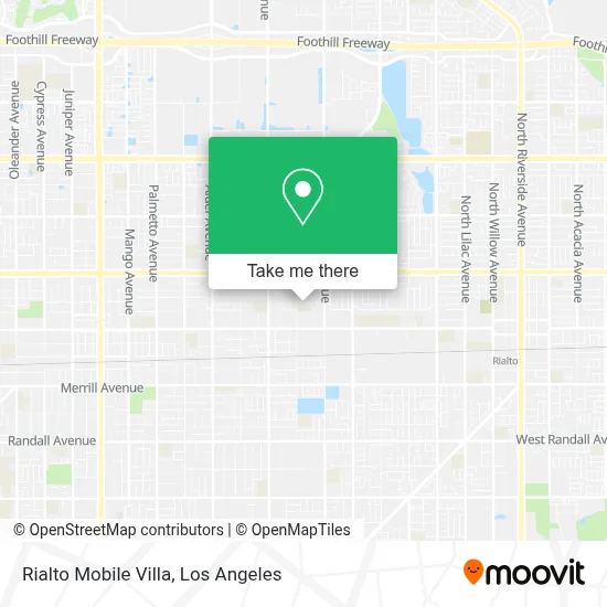 Rialto Mobile Villa map