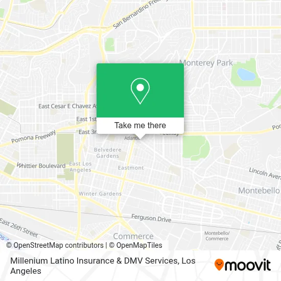 Millenium Latino Insurance & DMV Services map