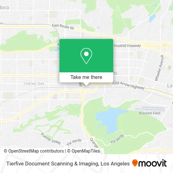 Tierfive Document Scanning & Imaging map