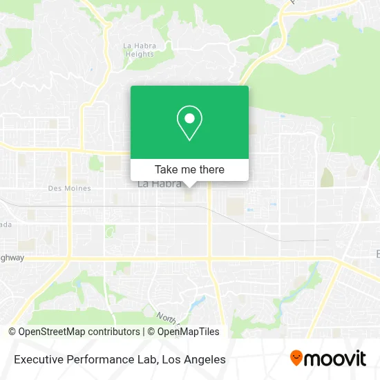 Executive Performance Lab map