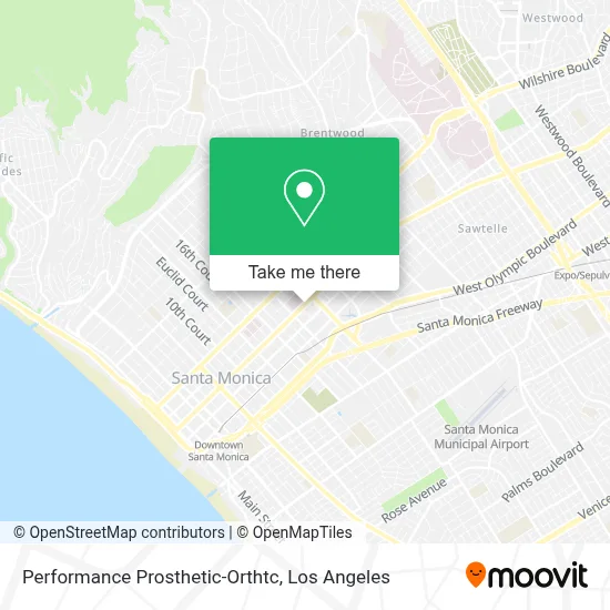 Performance Prosthetic-Orthtc map