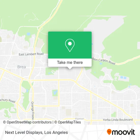 Next Level Displays map
