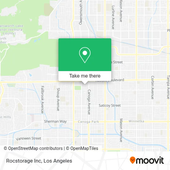 Rocstorage Inc map