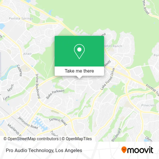 Pro Audio Technology map