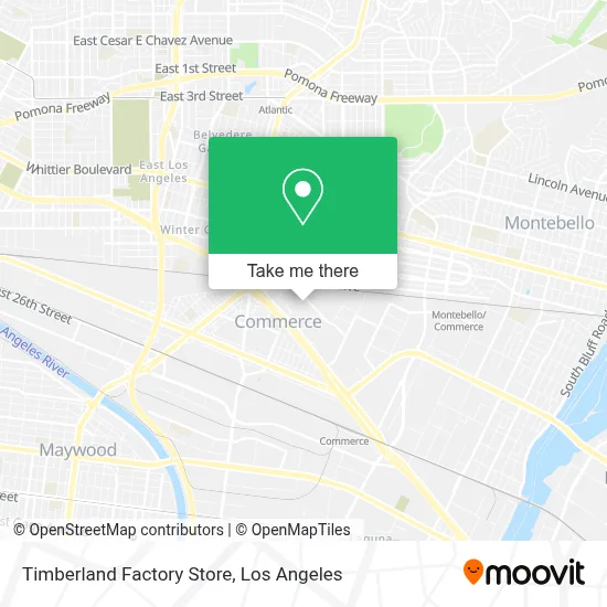Timberland Factory Store map