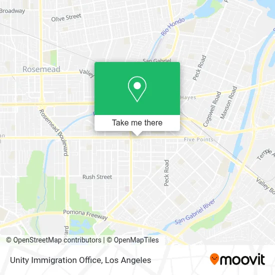 Unity Immigration Office map
