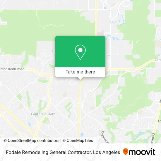 Fodale Remodeling General Contractor map