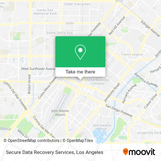 Secure Data Recovery Services map