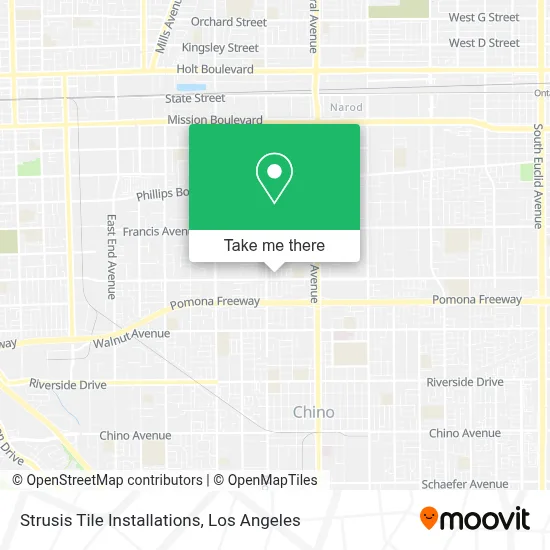 Strusis Tile Installations map