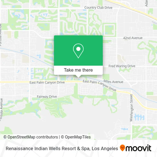 Renaissance Indian Wells Resort & Spa map
