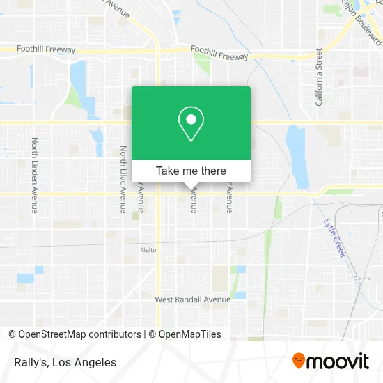 Rally's map