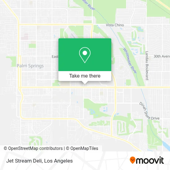 Jet Stream Deli map