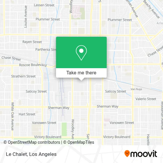 Le Chalet map