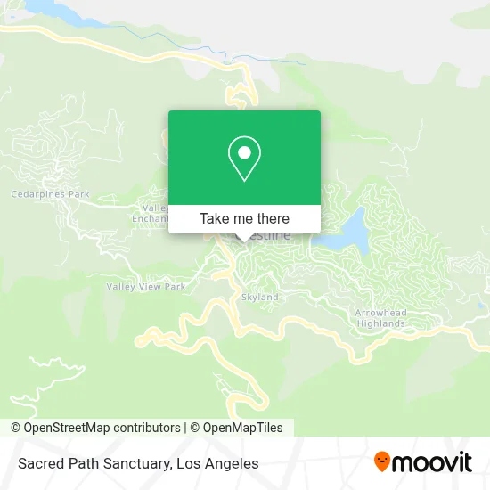 Sacred Path Sanctuary map